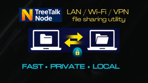 TreeTalk Node - P2P Local-First Chat & File Transfer
